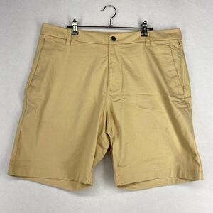Lululemon Chino Shorts‎ Light Yellow Color Mens Size 36